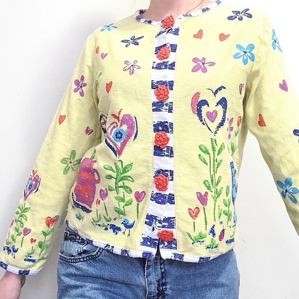 Colorful Floral Cardigan
